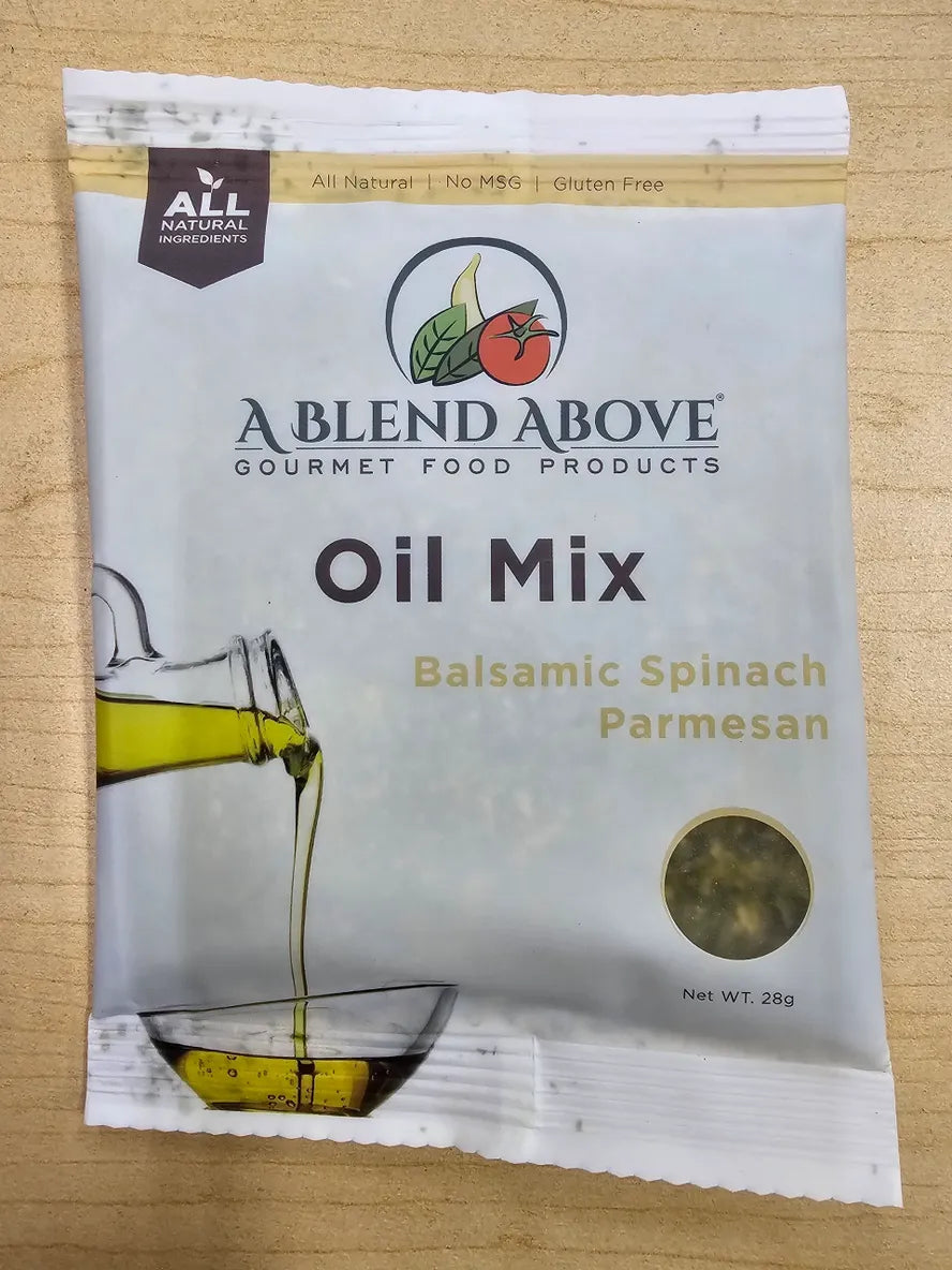 Balsamic Spinach Parmesan Oil Mix