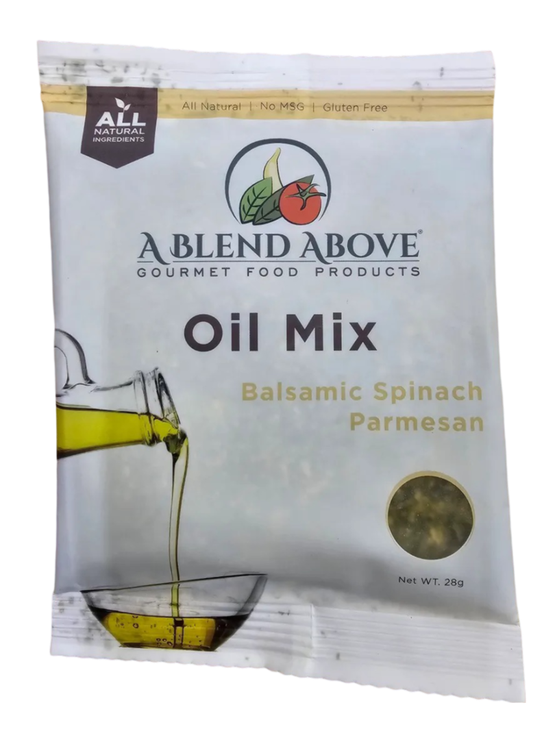 Balsamic Spinach Parmesan Oil Mix