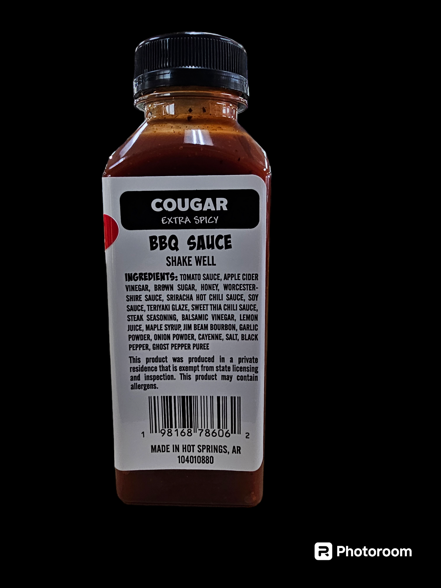 The Cougar Extra Spicy BBQ Sauce