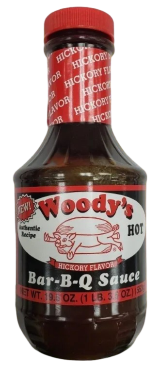 Woody's Hot Hickory Flavored BBQ Sauce